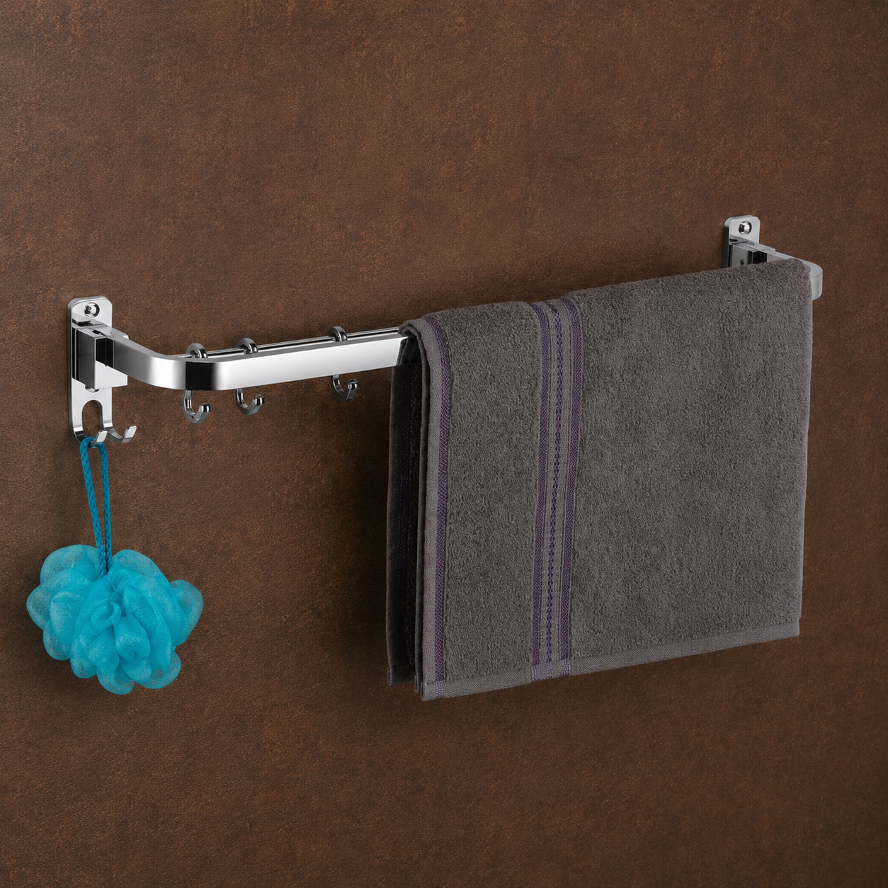 Towel Rod Folding with Hook