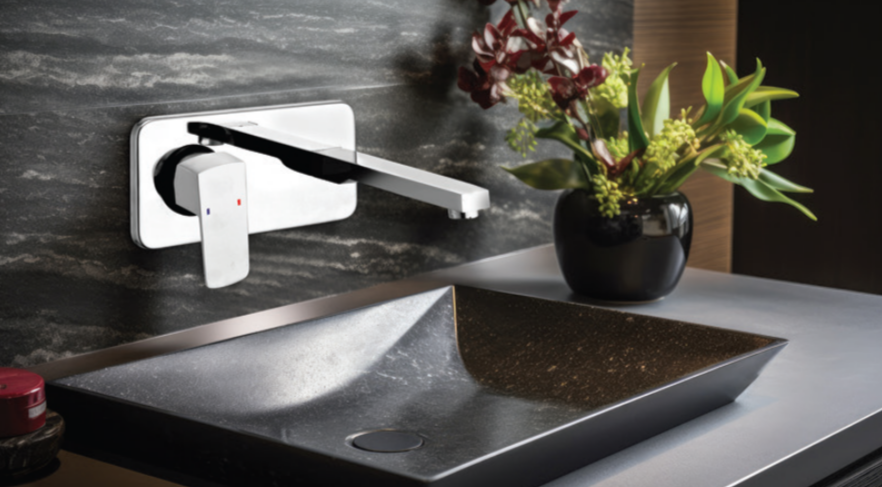 S/L Basin Mixer Wall Mounted Div. Set