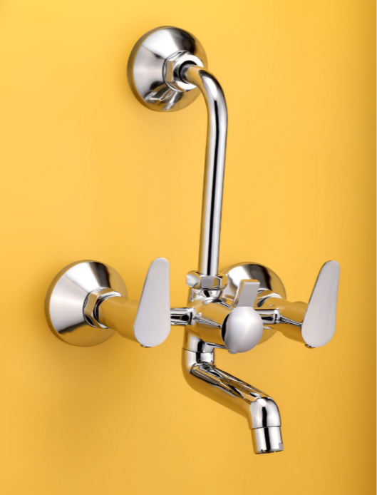 Wall Mixer Tel. With L-bend