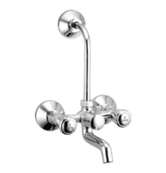 Wall Mixer Tel. with L-Bend