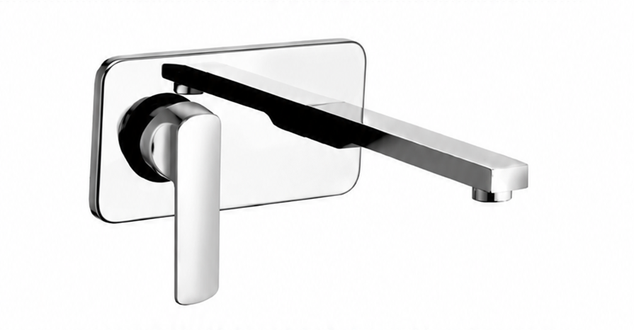 Orina S L Basin Mixer Wall Mounted