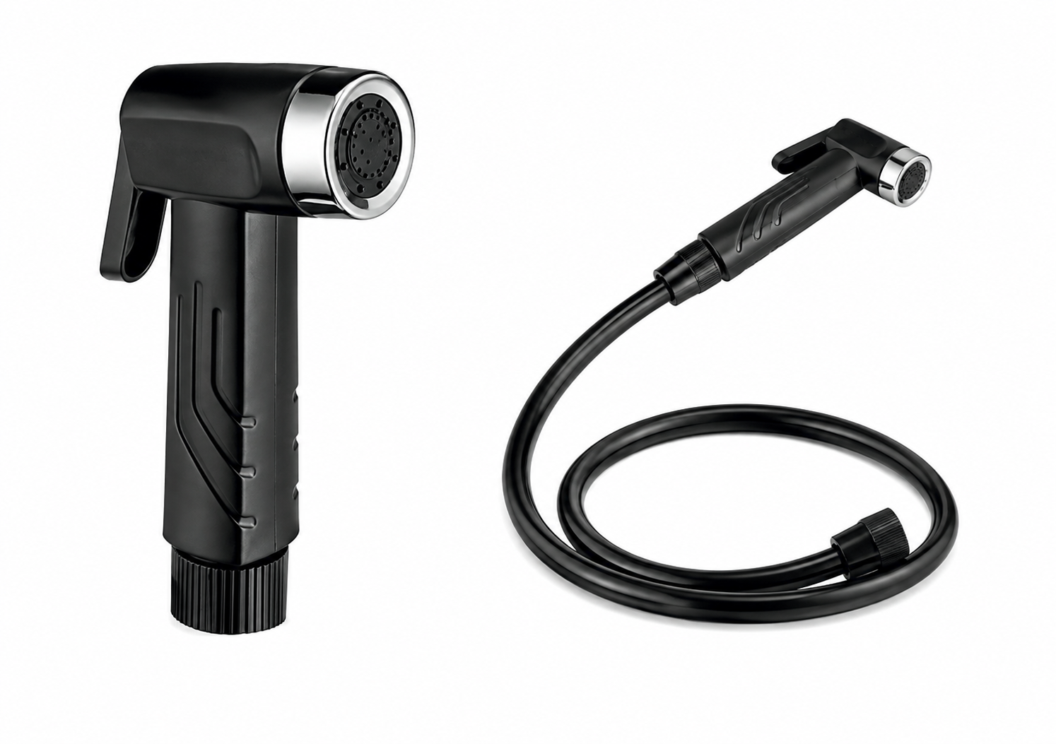 Maxo (Black) Health Faucet with Tube