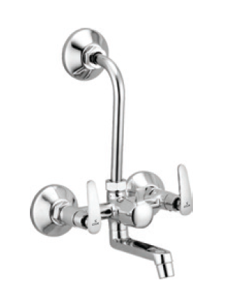 Wall Mixer Tel. with L-Bend